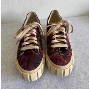 Farm Rio Sunset Forrest Platform Sneaker Size 7